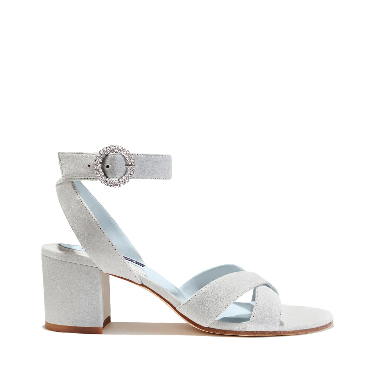 powder - suede, blue